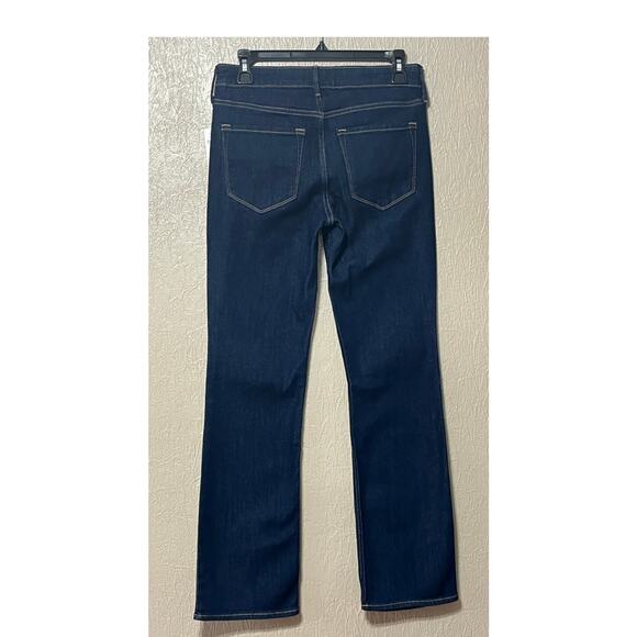 Old Navy Women's Wow Boot Cut Cowgirl Jeans Blue Mid Rise Cotton 6 Petite New - Picture 2 of 13